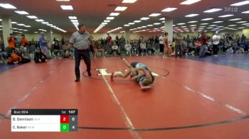 113 lbs Rr Rnd 3 - Brock Dennison, Team Round Up HS vs Cam Baker, Mat Factory HS