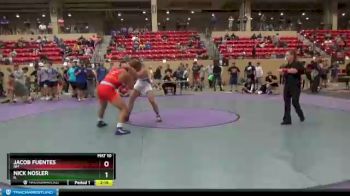 195 lbs Quarterfinal - Jacob Fuentes, NM vs Nick Nosler, IL
