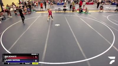 100 lbs Round 2 - Ava Schultz, MN vs Lauren Watson, IA