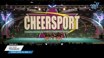 Pro Spirit - Titanium [2025 L2 Junior - D2 - Small - C Day 3] 2025 CHEERSPORT National All Star Cheerleading Championship