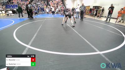 106 lbs Quarterfinal - Eric Rooster, Henryetta Knights Wrestling Club vs Austin Thatcher, Wagoner Takedown Club