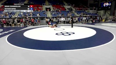 157 lbs Champ. Rd Of 128 - Brian Chamberlain, PA vs Raydon Bipes, MN