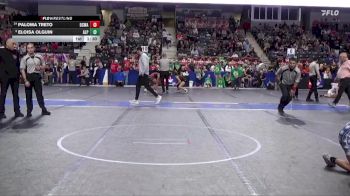 90 lbs Champ. Round 1 - Eloisa Olguin, Alpha vs Paloma Treto, Dodge City Wrestling Academy