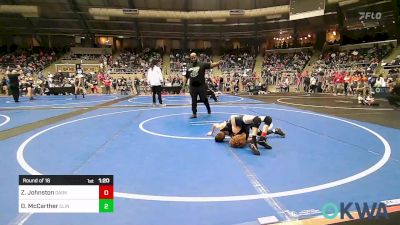 61 lbs Round Of 16 - Zeke Johnston, Dark Cloud Wrestling Club vs Daxon McCarther, Clinton Youth Wrestling