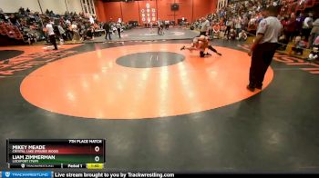 126 lbs 7th Place Match - Liam Zimmerman, LOCKPORT (Twp) vs Mikey Meade, Crystal Lake (PRAIRIE RIDGE)