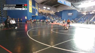 135 lbs Cons. Round 5 - Raylyn Schwoyer, Owen J Roberts vs Kinzley Sanchez, Canyon View