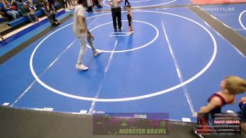 37-40 lbs Consolation - Francisco Lopez, OKC Saints Wrestling vs Maverick Lester, Lions Wrestling Academy