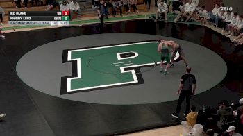 157 lbs Placement Matches (8 Team) - Jed Blare, Winner vs Johnny Lenz, Kimball/White Lake/Platte-Geddes