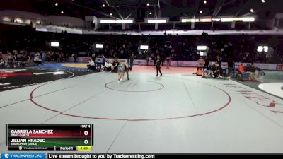Girls 155 lbs Quarterfinal - Gabriela Sanchez, Davis (Girls) vs Jillian Hradec, Snohomish (Girls)