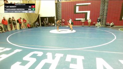 175 lbs Consi Of 8 #1 - Jay Merritt, Norwood vs Alexander Wietecha, Minnechaug