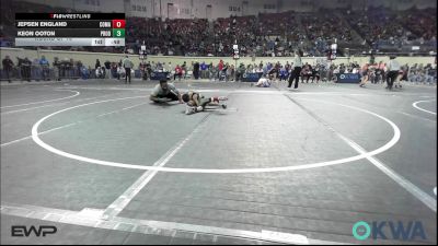 46 lbs Round Of 16 - Jepsen England, Comanche Takedown Club vs Keon Ooton, Prodigy Elite Wrestling