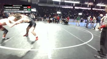 157 lbs Champ. Round 2 - Breyden Childress, Marysville Pilchuck vs Marcus Gonzales, Auburn