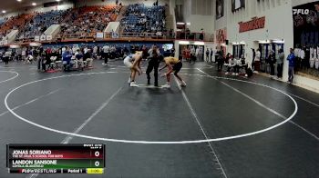 132 lbs Cons. Semi - Landon Sansone, Loyola-Blakefield vs Jonas Soriano, The St. Paul`s School For Boys