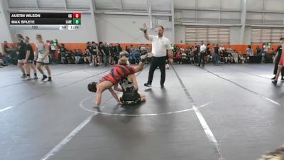 120 lbs Round 5 (6 Team) - Austin Wilson, Ohio Gold vs Max Splete, Lake WC