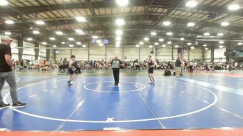100 lbs Rr Rnd 2 - Zavier Olver, Mat Assassins Black - MS vs Joseph William, Taylor Hammers - MS