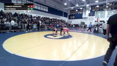 113 lbs Cons. Round 1 - Jake Agolia, Lakeside vs Carlos Rodriguez, Elsinore