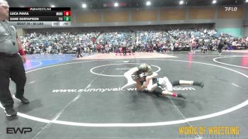 105 lbs Quarterfinal - Malikai Sanchez, Prosser Wrestling Academy vs Thomas Fitzpatrick, New England Gold