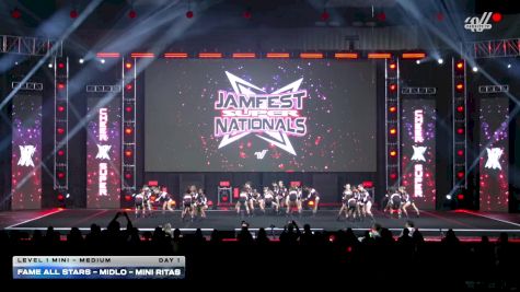 FAME All Stars - Midlo - Mini Ritas [2026 L1 Mini - Medium DAY 1] 2026 JAMfest Cheer Super Nationals