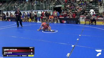 92 lbs Cons. Round 4 - Henry Metzler, WI vs Rye Davis, AR