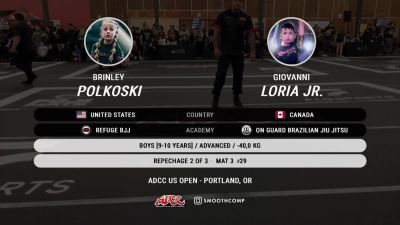 Brinley Polkoski vs Giovanni Loria Jr. 2025 ADCC Portland Open