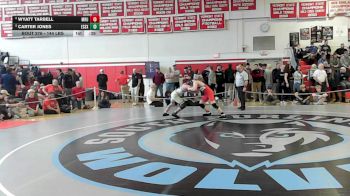 144 lbs 5th Place - Wyatt Tarbell, Mill River vs Carter Jones, Essex