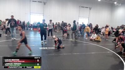 70 lbs Quarterfinal - Lucas Benton, White Knoll Youth Wrestling vs Landon Vergho, Cobra Wrestling Club