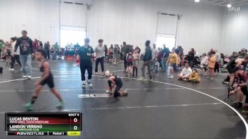 70 lbs Quarterfinal - Lucas Benton, White Knoll Youth Wrestling vs Landon Vergho, Cobra Wrestling Club