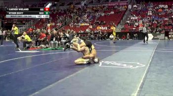 2A-144 lbs 3rd Place Match - Ryker Bovy, Woodward-Granger vs Carver Wieland, Independence