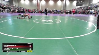 138 lbs Cons. Round 5 - Orlando Mcclain, Westmoore vs Talon Verbeck, Maize HS