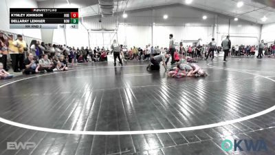 49-52 lbs Rr Rnd 2 - Kynley Johnson, Independent vs Dellaray Leniger, Team Nomad