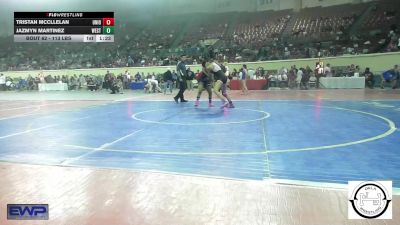 113 lbs Round Of 16 - Tristan McCllelan, Union Girls JH vs Jazmyn Martinez, Westmoore Wresting