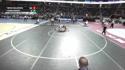 II-157 lbs Semifinal - Logan Sheriff, Southern Hills vs Bryce DellaPenta, Eden