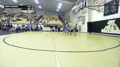 110 lbs 5th Place - Trinity Rickner, Glenpool Girls HS vs Genesis Hernandez, Bentonville Girls