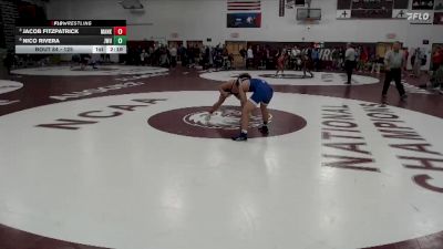 125 lbs Quarterfinal - Jacob Fitzpatrick, Minnesota State Mankato vs Nico Rivera, Johnson & Wales