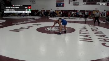 125 lbs Quarterfinal - Jacob Fitzpatrick, Minnesota State Mankato vs Nico Rivera, Johnson & Wales