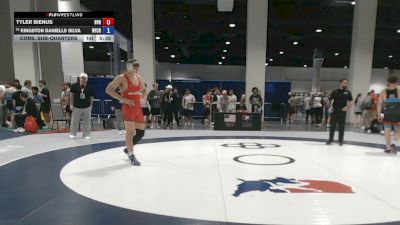 86 kg Cons. Sub-quarters - Tyler Bienus, Buffalo Valley RTC vs Kingston Daniells Silva, New York City RTC