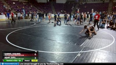 104-108 lbs Round 3 - Henry Shea, Pueblo County Wrestling Club vs Gabriel Esquibel, Wrecking Crew Wrestling Club