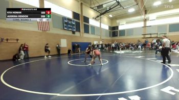 135lbs Cons. Round 3 - Kya Homan, W. F. West (Girls) vs Audrina Rendon, Sunnyside (Girls)