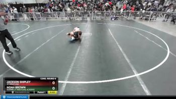 106 lbs Cons. Round 6 - Jackson Shipley, 3F Wrestling vs Noah Brown, Guerrilla Wrestling Academy