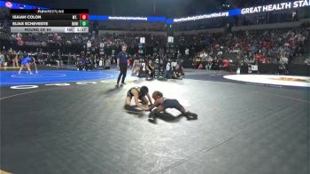 106 lbs Round Of 64 - Isaiah Colon, Mt. Whitney (CS) vs Elias Echeveste, Bonita (SS)