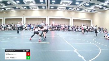 132 lbs Consi Of 64 #1 - Simon Moreno, Ravens WC vs Aaron De Anda, Silverback WC