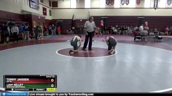 JV-25 lbs Quarterfinal - Liam Kelley, Dubuque Hempstead vs Tommy Janssen, AP-GC