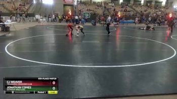 90 lbs 5th Place Match - Cj Weaver, Tullahoma Takedown Club vs Jonathan Comes, Seymour Wrestling