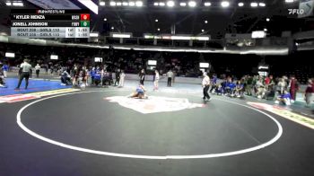 Girls 110 lbs Champ. Round 2 - Kyler Menza, Washington (Girls) vs Jonell Johnson, Federal Way (Girls)