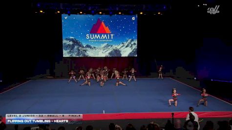 Flipping Out Tumbling - Hearts [2026 L2 Junior - D2 - Small - B Finals] 2026 The D2 Summit
