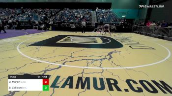 170 lbs Round Of 32 - Omar Martin, Columbia vs Brennan Callison, Casteel
