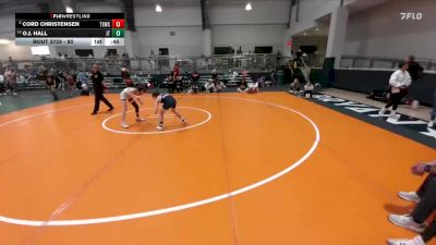 80 lbs Cons. Round 3 - O.j. Hall, Jflo Trained vs Cord Christensen, Texas Elite Wrestling Club