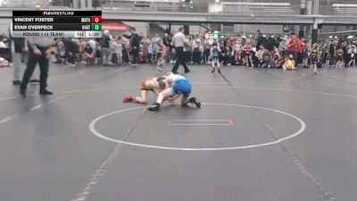80 lbs Round 1 (4 Team) - Vincent Foster, Mat Assassins vs Evan Overpeck, 84 Athletes