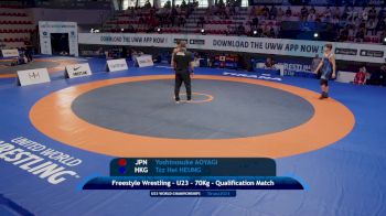 70 kg Qualif. - Yoshinosuke Aoyagi, Japan vs Tsz Heung, Hong Kong