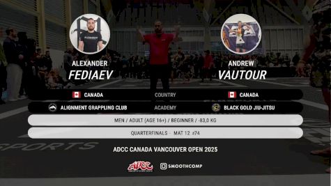 Alexander Fediaev vs Andrew Vautour 2025 ADCC Vancouver Open
